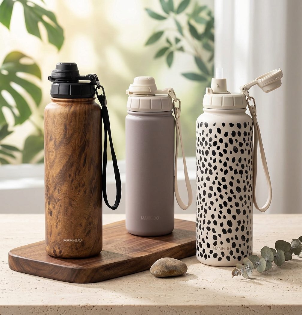 MAMEIDO Trinkflasche mit Strohhalm – Foto meiner Empfehlung